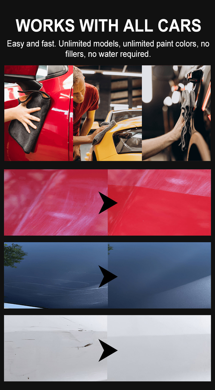 Works with all car colors - red, yellow, blue, white